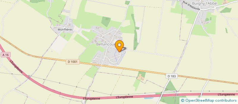 localisation de l'entreprise J.C.R  BELLANCOURT