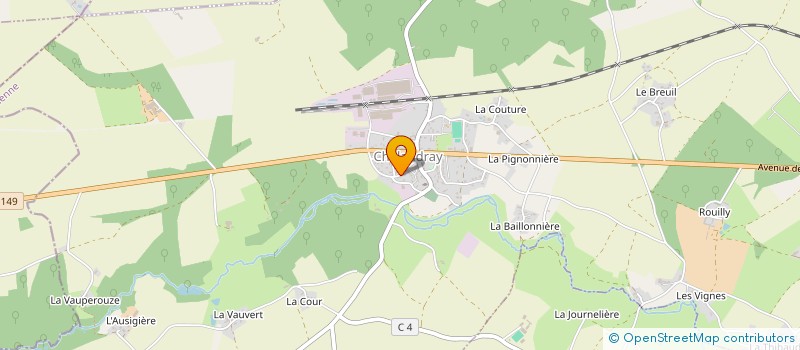 localisation de l'entreprise J.C.R  CHALANDRAY