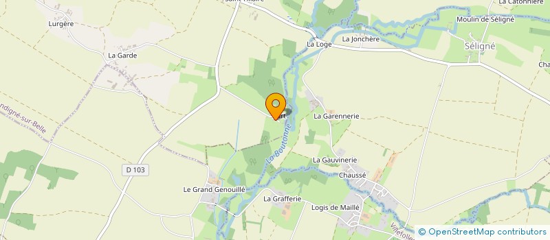 localisation de l'entreprise J.C.R CONSEILS  SECONDIGNE-SUR-BELLE