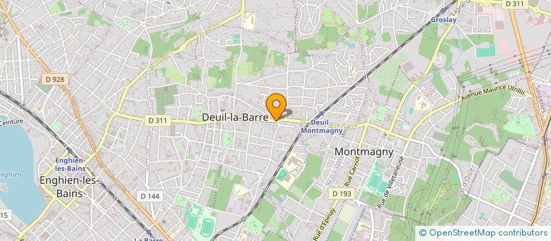 localisation de l'entreprise J.C RENOBAT à DEUIL-LA-BARRE