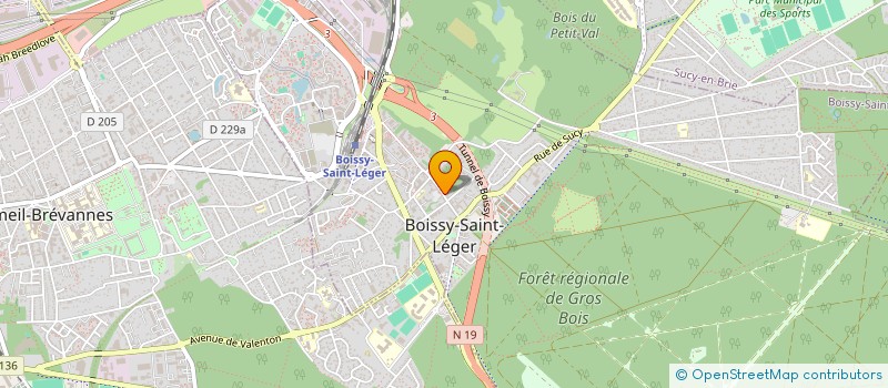localisation de l'entreprise J C RENOVATION à BOISSY-SAINT-LEGER