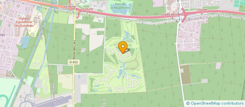 localisation de l'entreprise J.C.S  GUJAN-MESTRAS