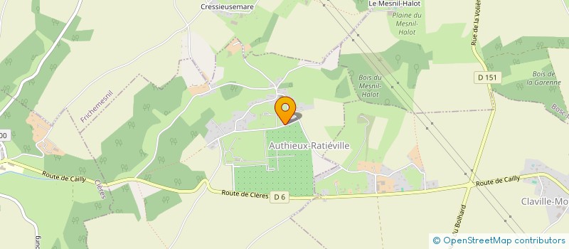 localisation de l'entreprise J C S E  AUTHIEUX-RATIEVILLE