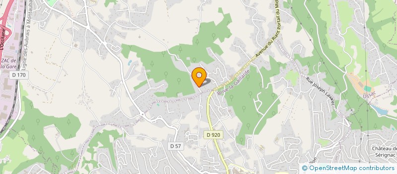 localisation de l'entreprise J-C-S (JUDO-CLUBS-SPORTS)  USSAC