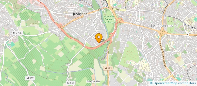 localisation de l'entreprise J.C.S. SARL  JUVIGNAC