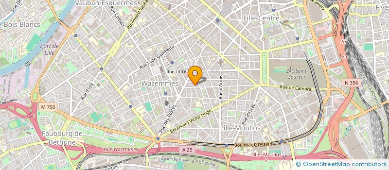 localisation de l'entreprise J.C.SECLIN à LILLE