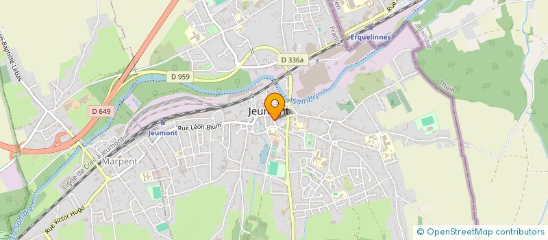 localisation de l'entreprise J.C. SERVICES à JEUMONT