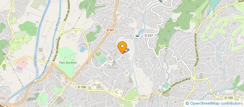 localisation de l'entreprise J.C. SPORT à FREJUS