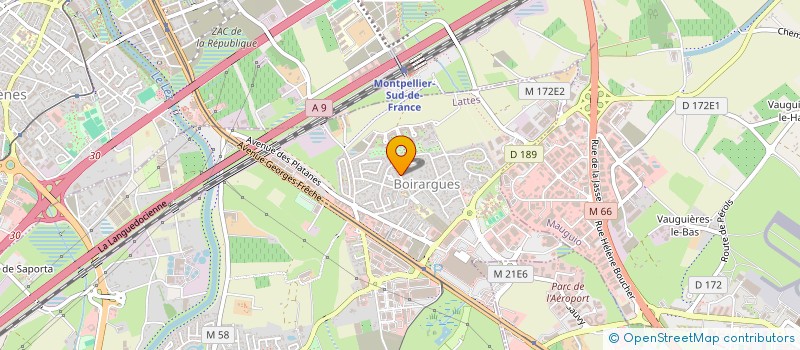 localisation de l'entreprise J.C.T. à LATTES