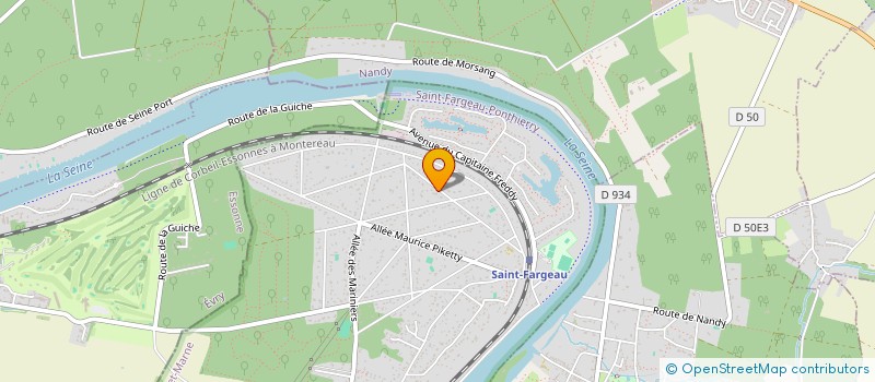 localisation de l'entreprise J.C.T  SAINT-FARGEAU-PONTHIERRY