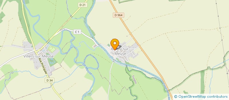 localisation de l'entreprise J-C VINS à AMBLY-SUR-MEUSE