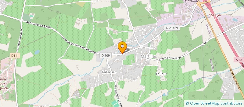 localisation de l'entreprise J C Y IMMO  MARTILLAC