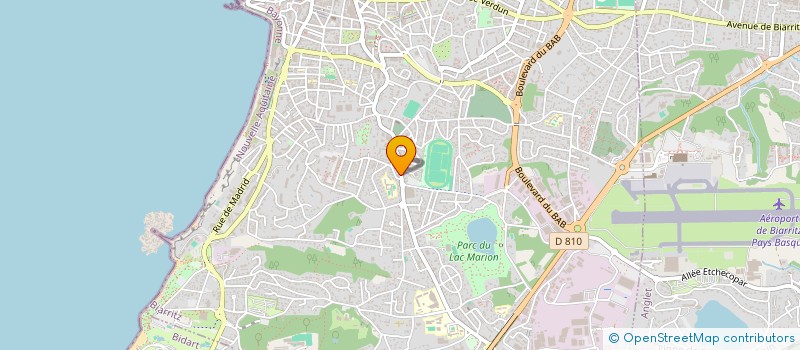 localisation de l'entreprise J.CALIOT  BIARRITZ