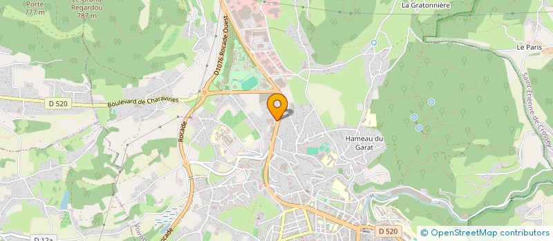 localisation de l'entreprise J CAMP  VOIRON