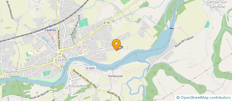 localisation de l'entreprise J-CARL  CAZERES