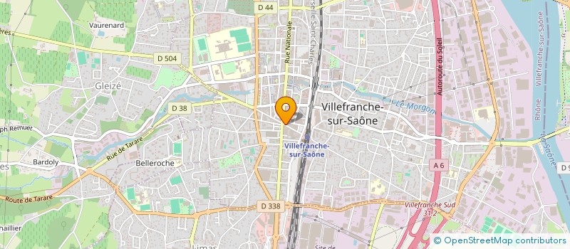 localisation de l'entreprise J CAT  VILLEFRANCHE-SUR-SAONE