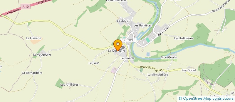 localisation de l'entreprise J CHANGEUR  JAZENEUIL