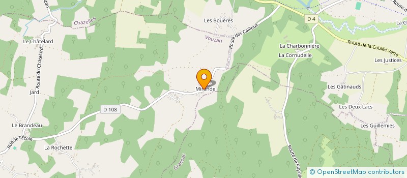 localisation de l'entreprise J. CHASTAGNOL SAS à VOUZAN