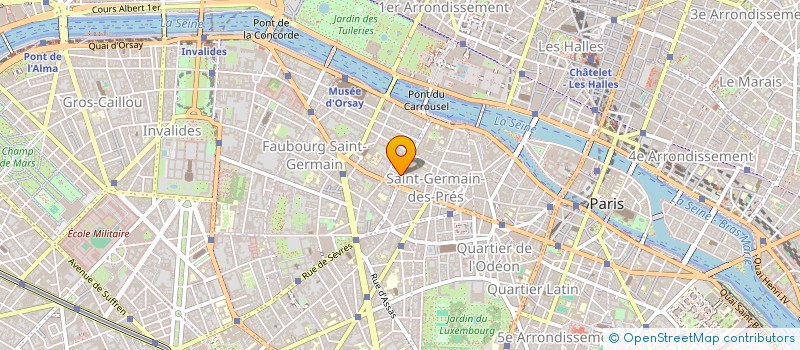 localisation de l'entreprise J CHEVALIER ET CIE à PARIS