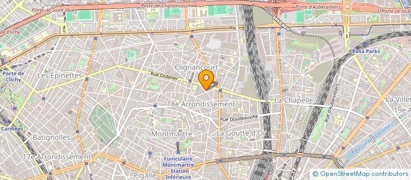 localisation de l'entreprise J CLAUDE  PARIS