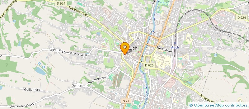 localisation de l'entreprise J.CONCEPT à AUCH