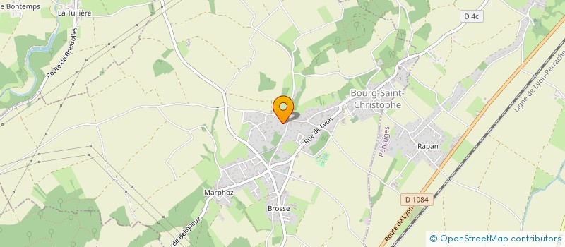 localisation de l'entreprise J CONCEPT ETUDES  BOURG-SAINT-CHRISTOPHE