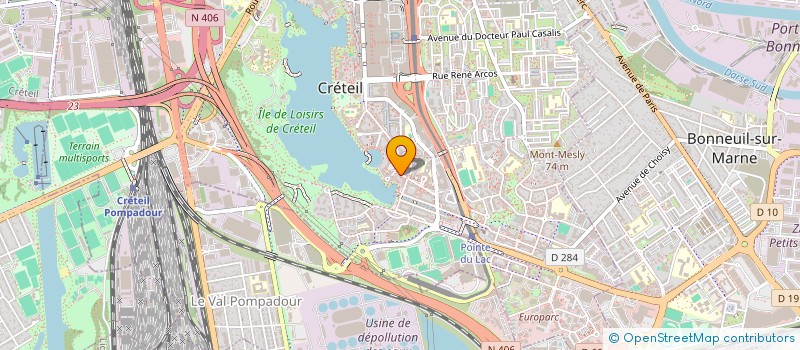 localisation de l'entreprise J.CONSULTING à CRETEIL