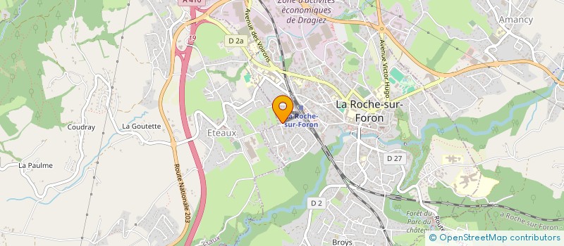 localisation de l'entreprise J-COSOTTI  LA ROCHE-SUR-FORON