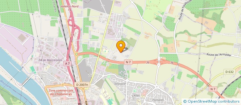 localisation de l'entreprise J.COUPON à BOURG-LES-VALENCE