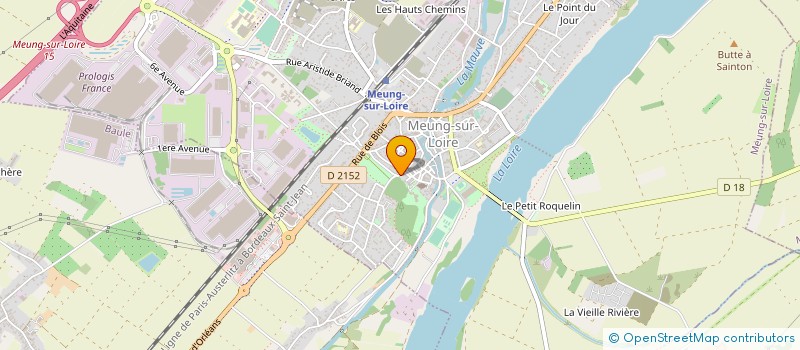 localisation de l'entreprise J.COUSIN ELECTRICITE EN MEUNG  MEUNG-SUR-LOIRE