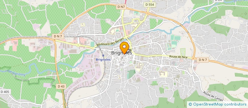 localisation de l'entreprise J&CP à BRIGNOLES