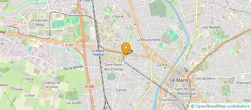 localisation de l'entreprise J.D. à LE MANS