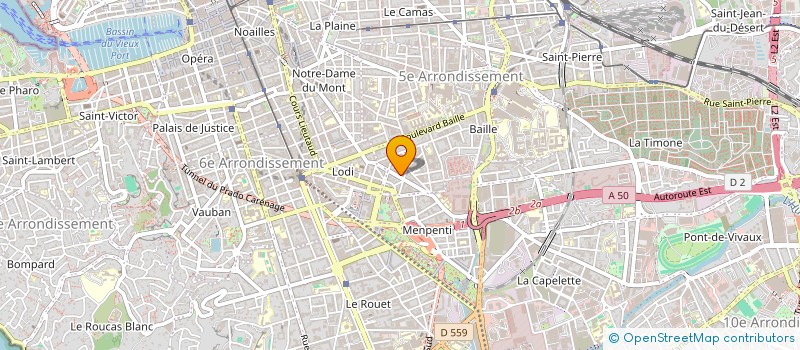 localisation de l'entreprise J.D à MARSEILLE