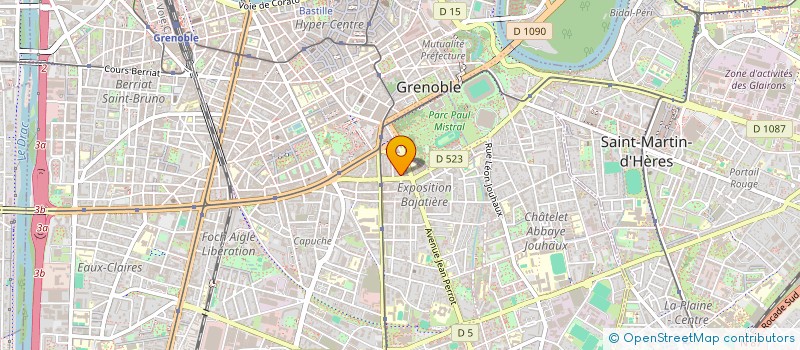 localisation de l'entreprise J&D à GRENOBLE