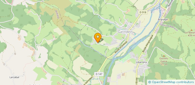 localisation de l'entreprise J&D  GARINDEIN