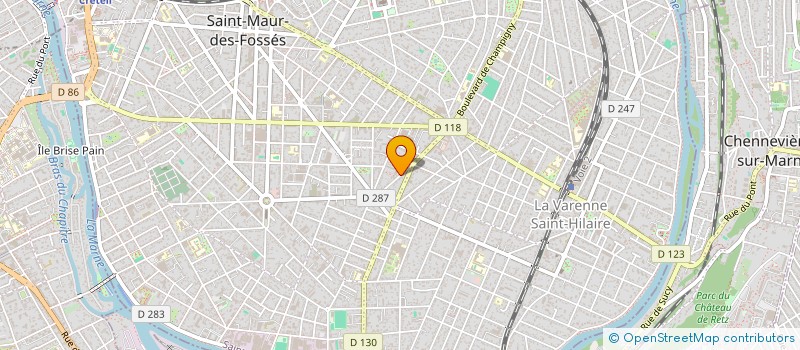 localisation de l'entreprise J.D.A.D. à SAINT-MAUR-DES-FOSSES