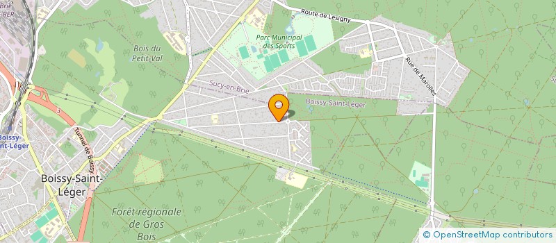 localisation de l'entreprise J.D ADMIN à BOISSY-SAINT-LEGER