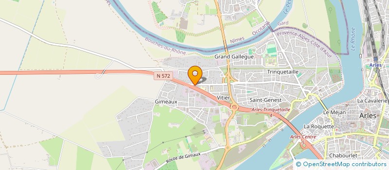 localisation de l'entreprise J-D ASSIST à ARLES