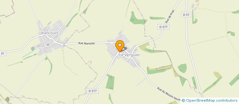 localisation de l'entreprise J D B  LE VERGUIER