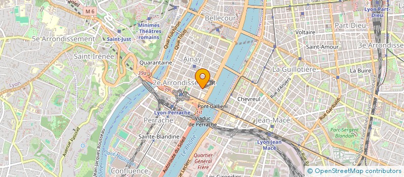 localisation de l'entreprise J D B DIFFUSION  LYON