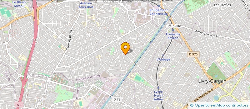 localisation de l'entreprise J.D.C. à AULNAY-SOUS-BOIS