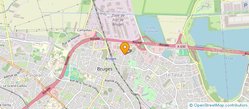 localisation de l'entreprise J D C CONSTRUCTION  BRUGES