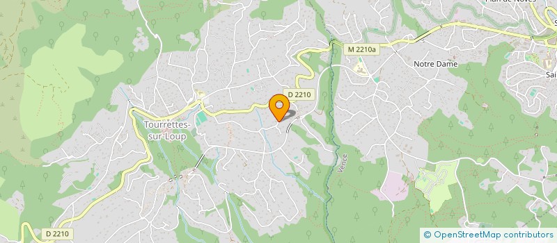 localisation de l'entreprise J D DIFFUSION à TOURRETTES-SUR-LOUP