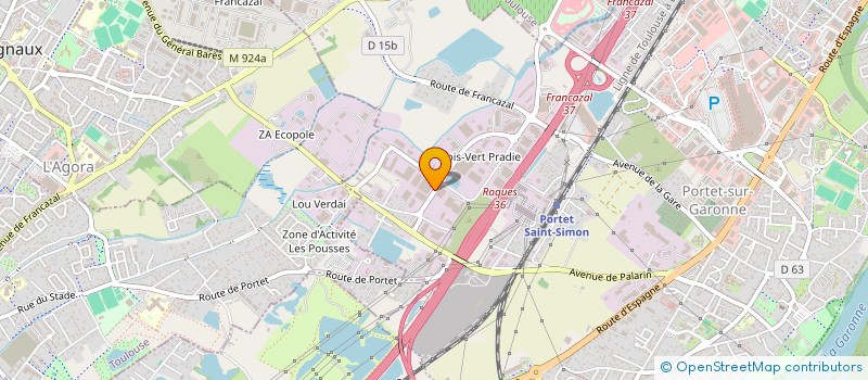 localisation de l'entreprise J.D.E.STE JOUETS DISTRIBUTION EUROPEENE à PORTET-SUR-GARONNE