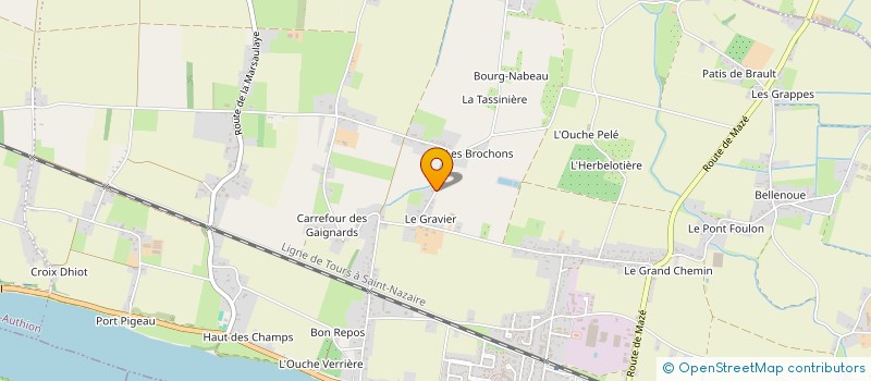 localisation de l'entreprise J.D ENERGIES  LOIRE-AUTHION