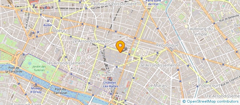 localisation de l'entreprise J.D.G. à PARIS