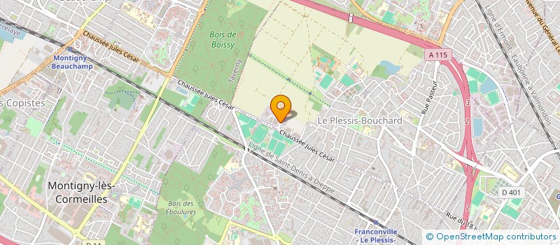 localisation de l'entreprise J D H CONSTRUCTION  LE PLESSIS-BOUCHARD