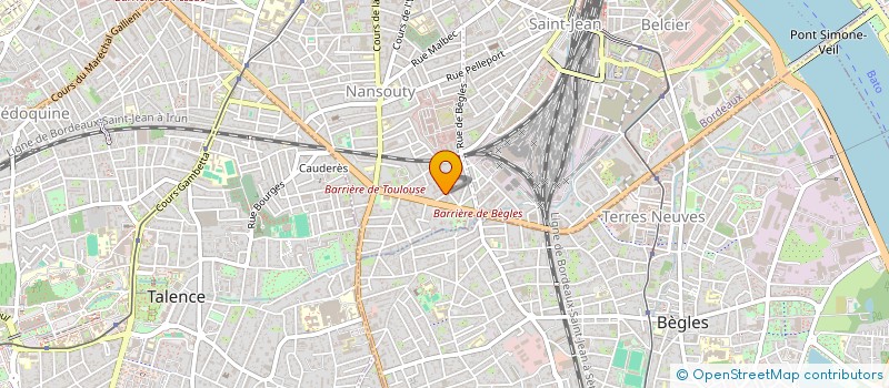localisation de l'entreprise J.D.H. SERVICES à BORDEAUX