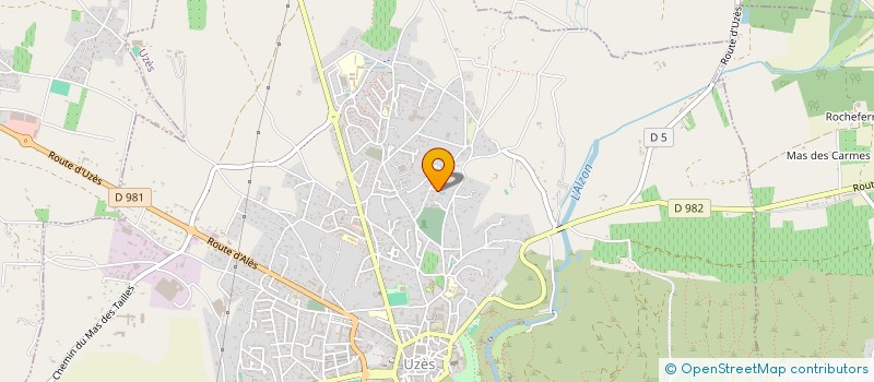 localisation de l'entreprise J-D HOLDING  UZES