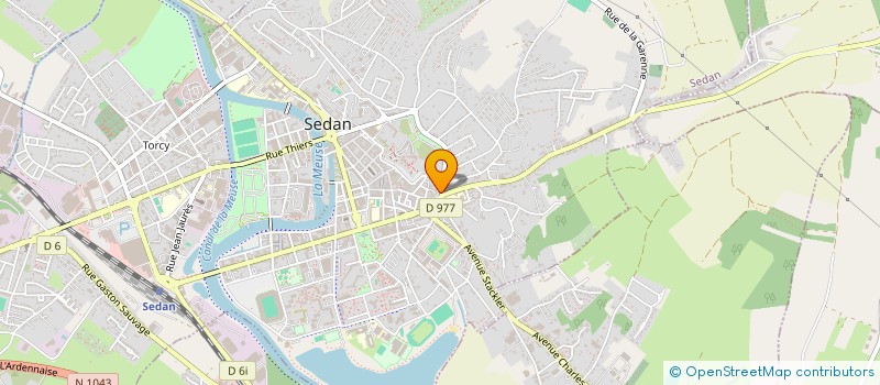 localisation de l'entreprise J.D.I. CONSEIL  SEDAN